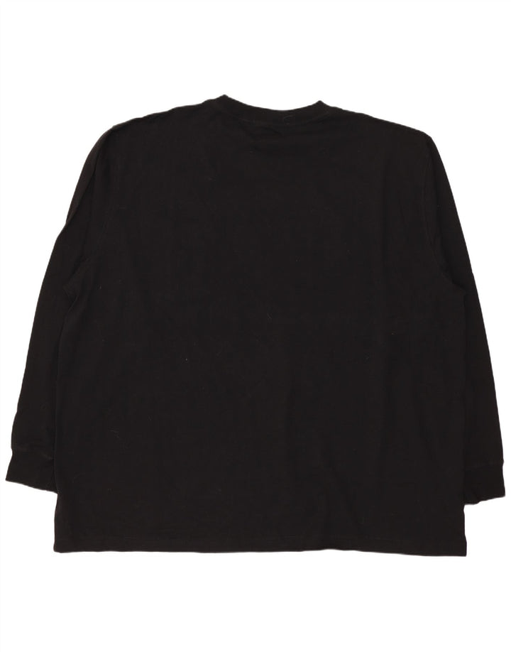 Męski top Dickies z długim rękawem 2XL, czarna bawełna