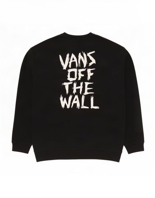 Męski sweter z grafiką Vans, 2XL, czarny, bawełniany