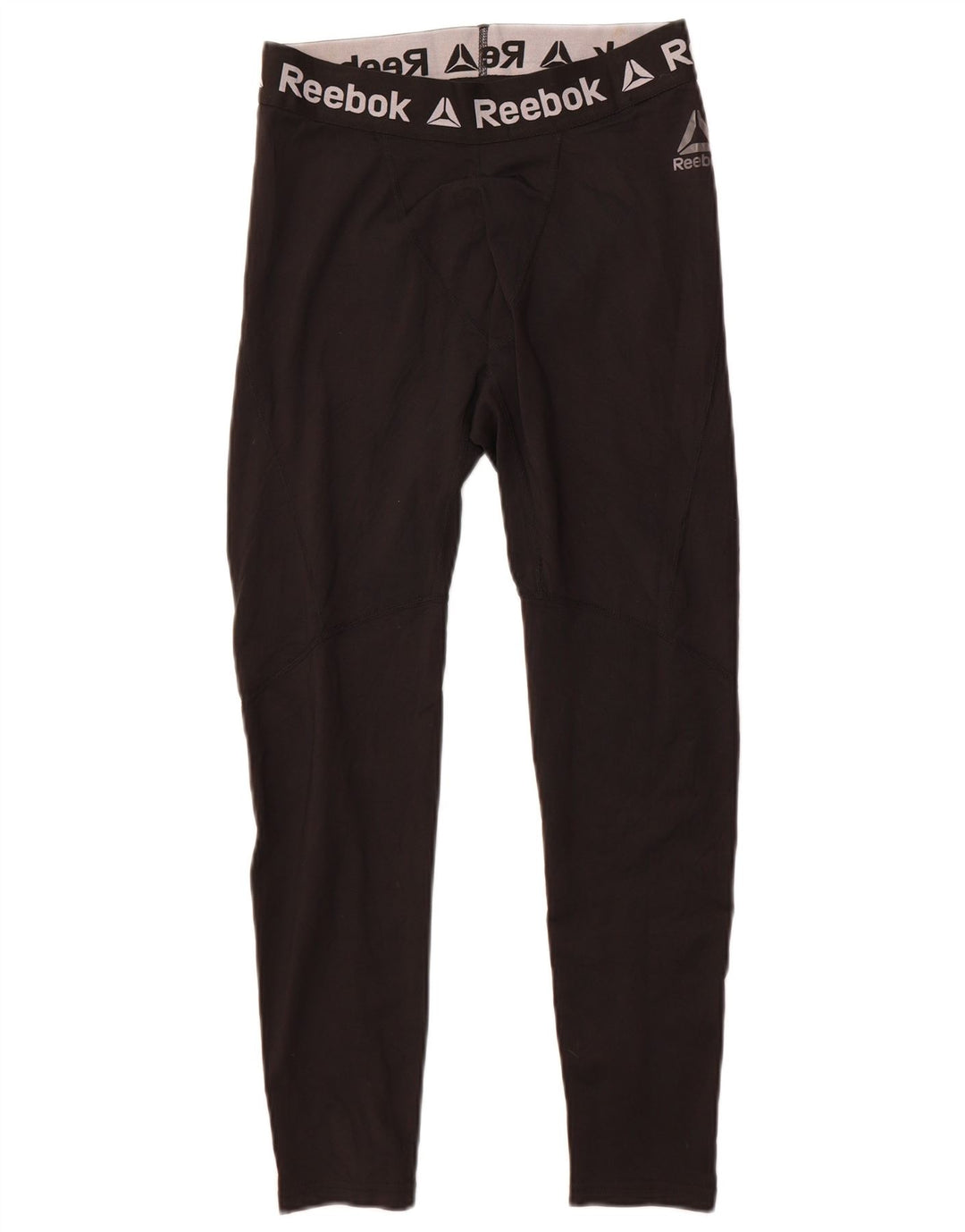 Męskie legginsy Reebok z grafiką, średni czarny poliester