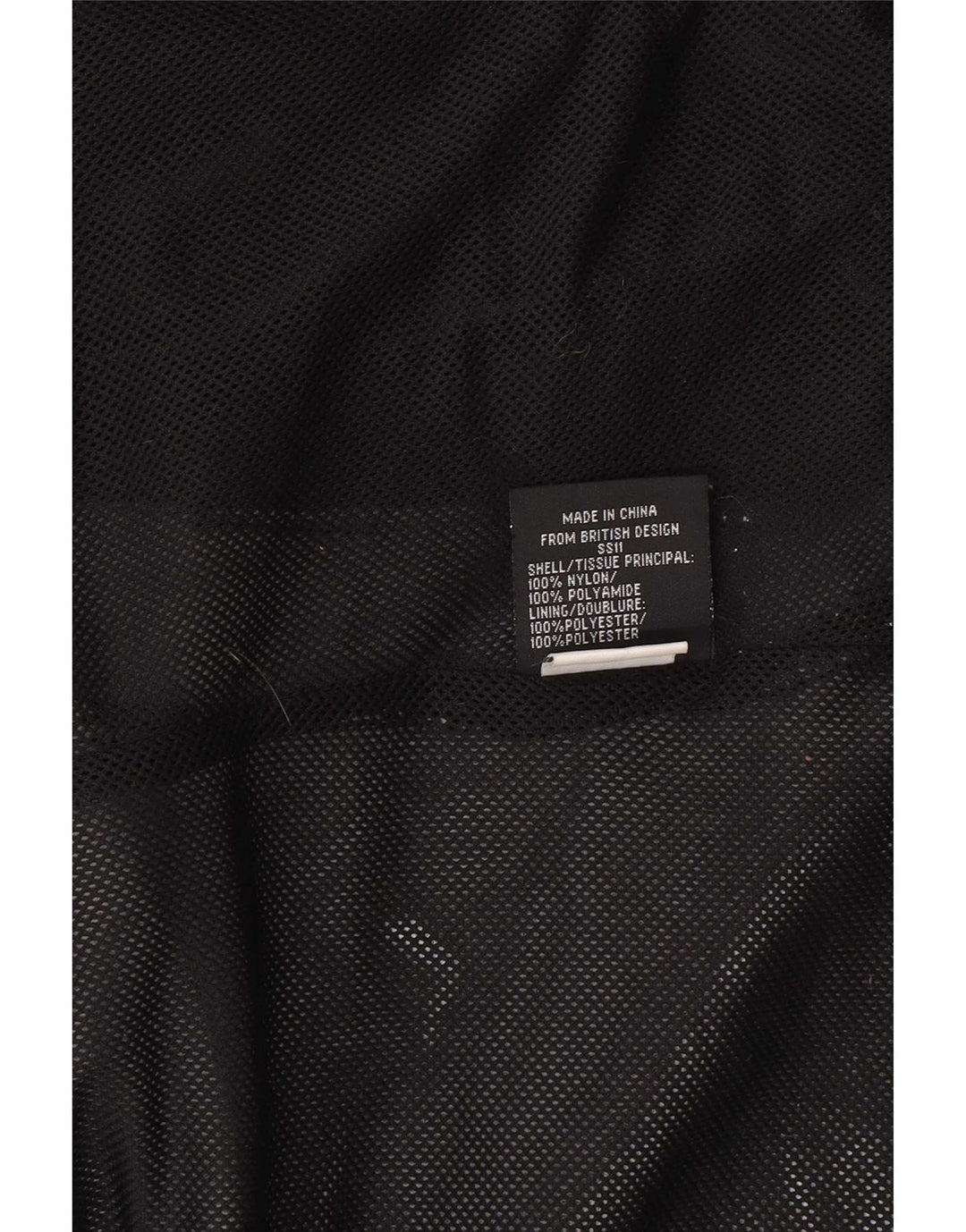 Damska kurtka wiatrówka Superdry o regularnym kroju UK 16, duża, czarna nylonowa
