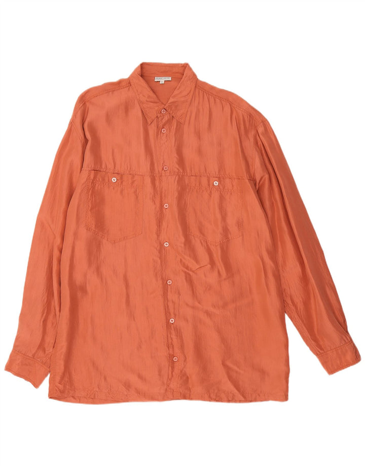Koszula męska Vintage XL, różowy jedwab