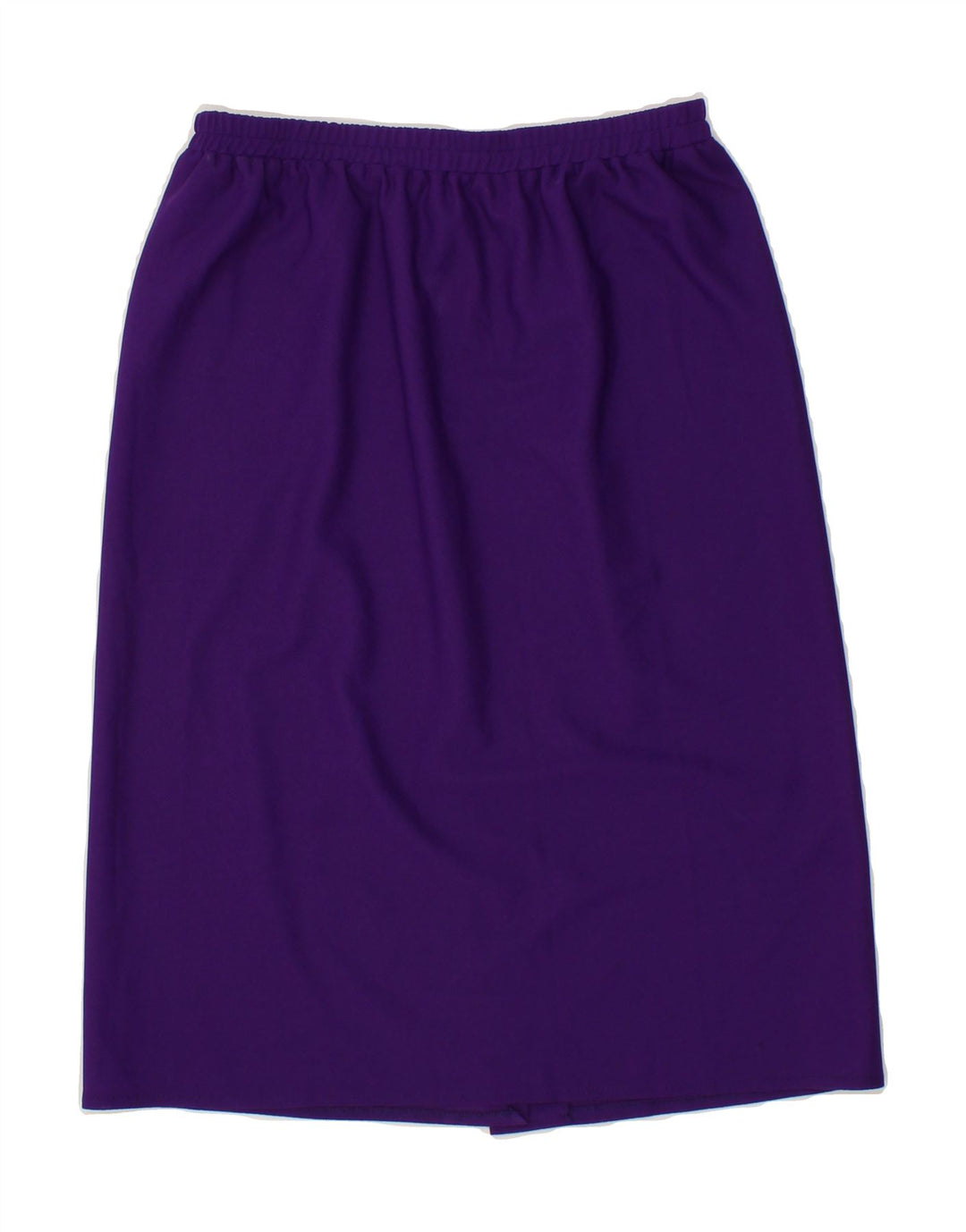 VINTAGE Womens Straight Skirt UK 14 Medium W30  Purple Polyester Vintage Vintage and Second-Hand Vintage from Messina Hembry 