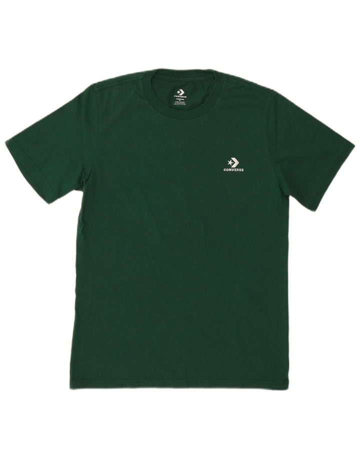 Converse Męski T-shirt Top XS Zielony
