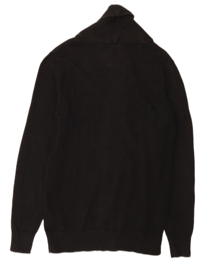 Męski sweter kardigan Jack & Jones, mały, czarny