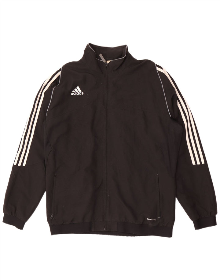 Adidas Męska bluza dresowa UK 48/50 XL Czarny poliester