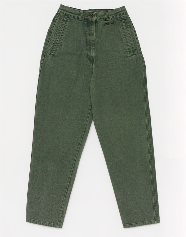 Damskie jeansy z wysokim stanem Iceberg IT 42 Medium W24 L27 Zielone