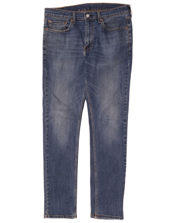 Męskie jeansy Levi's 511 Slim W34 L34 Niebieska bawełna