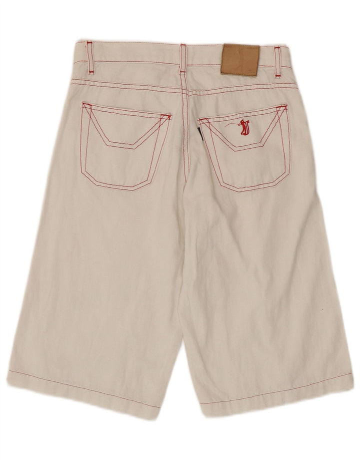 Męskie bermudy Jeckerson Graphic W28 Small White Cotton