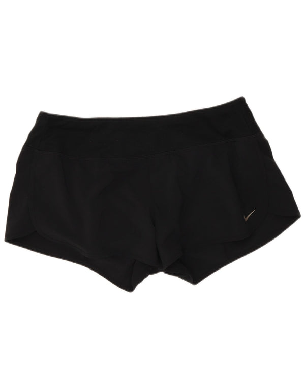 Damskie spodenki sportowe Nike Dri Fit UK 14, średni czarny poliester