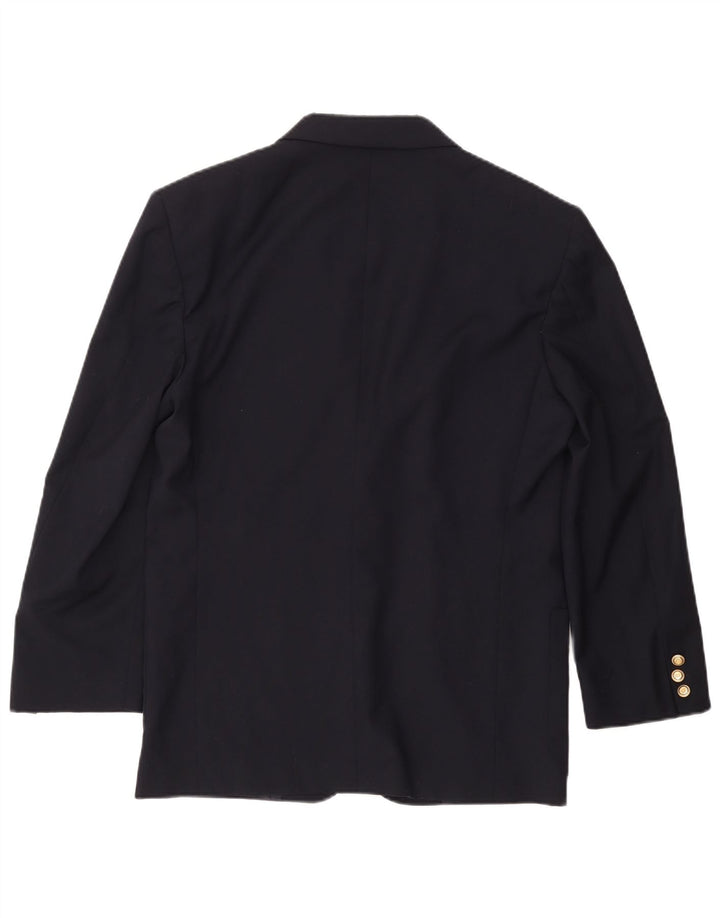 MARINA YACHTING Mens 2 Button Blazer Jacket UK 40 Large Navy Blue Wool