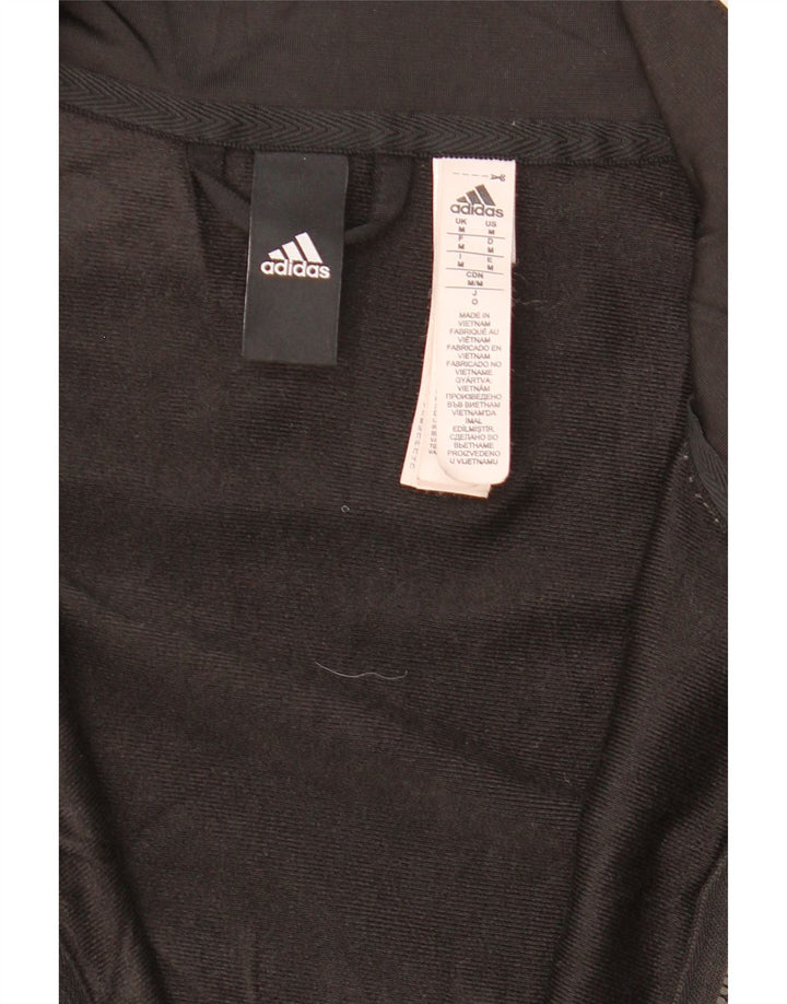 Męska kurtka dresowa ADIDAS, średni czarny poliester