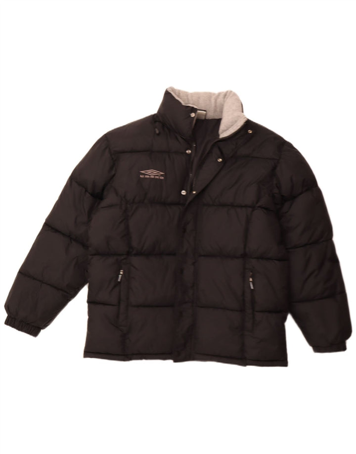 Męska ocieplana kurtka Umbro UK 38 Średni czarny nylon