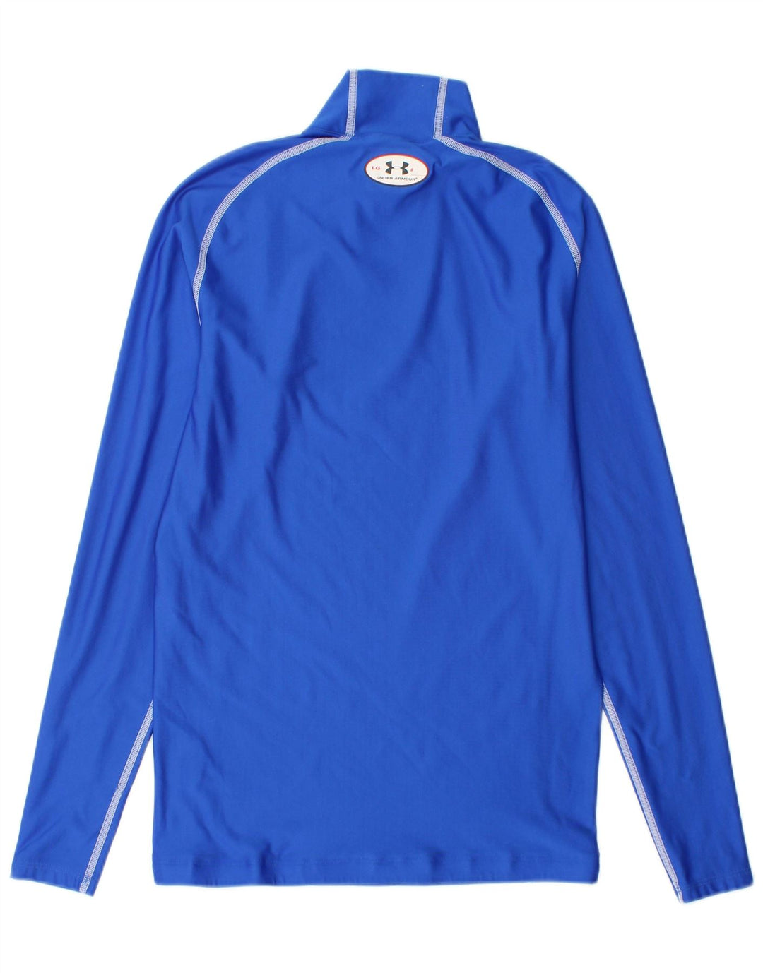 UNDER ARMOUR Męska koszulka Cold Gear z długim rękawem, duża, niebieska, z poliestru