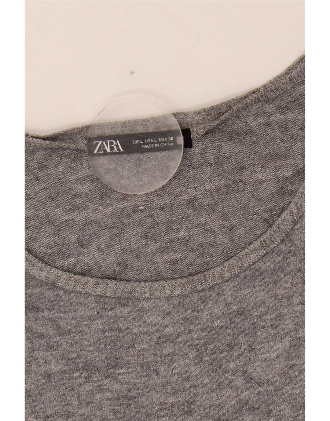 Damska kamizelka Zara Top UK 16 Large Grey Fair Isle