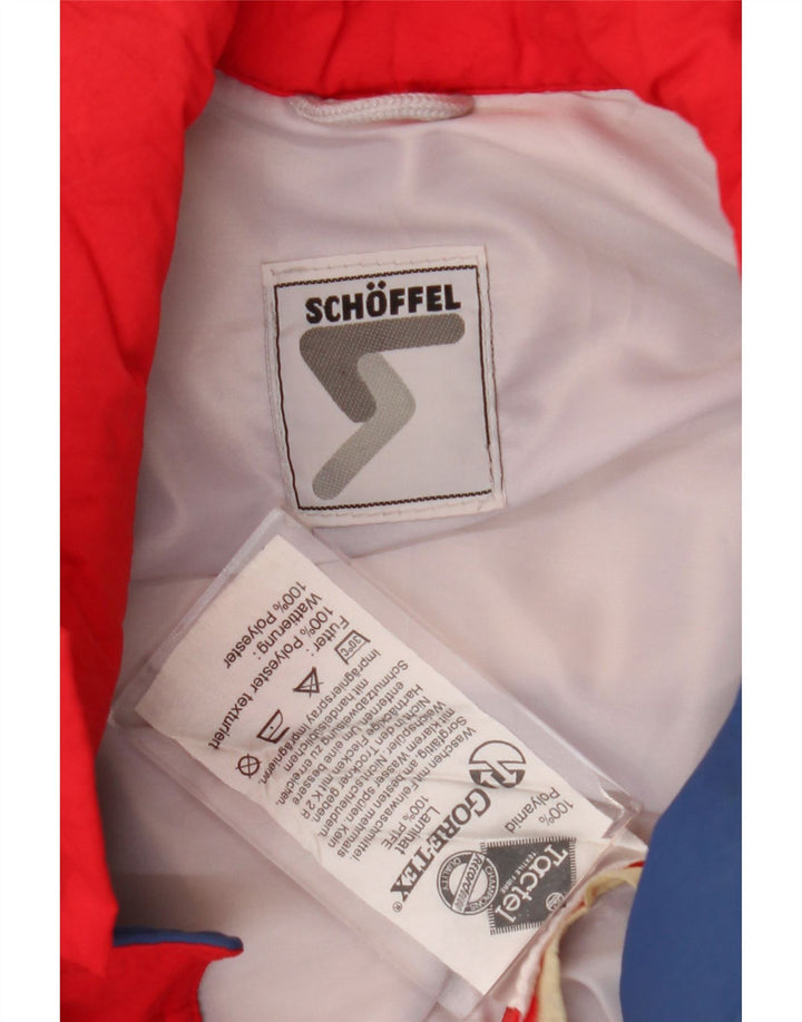 Męska kurtka narciarska Schoffel Gore-Tex XL, czerwony, blokowy poliamid
