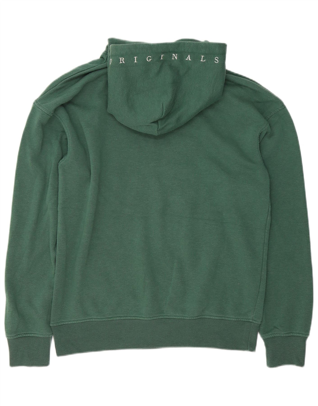 Męski sweter z kapturem Jack & Jones, średnio zielony, bawełniany