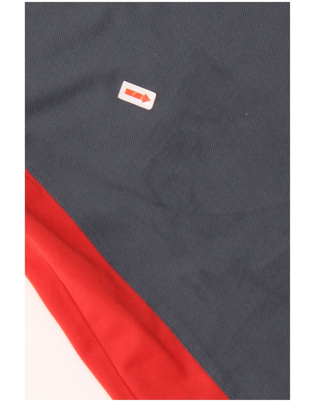 T-shirt męski ADIDAS, mały, szary, z blokami kolorów, poliester