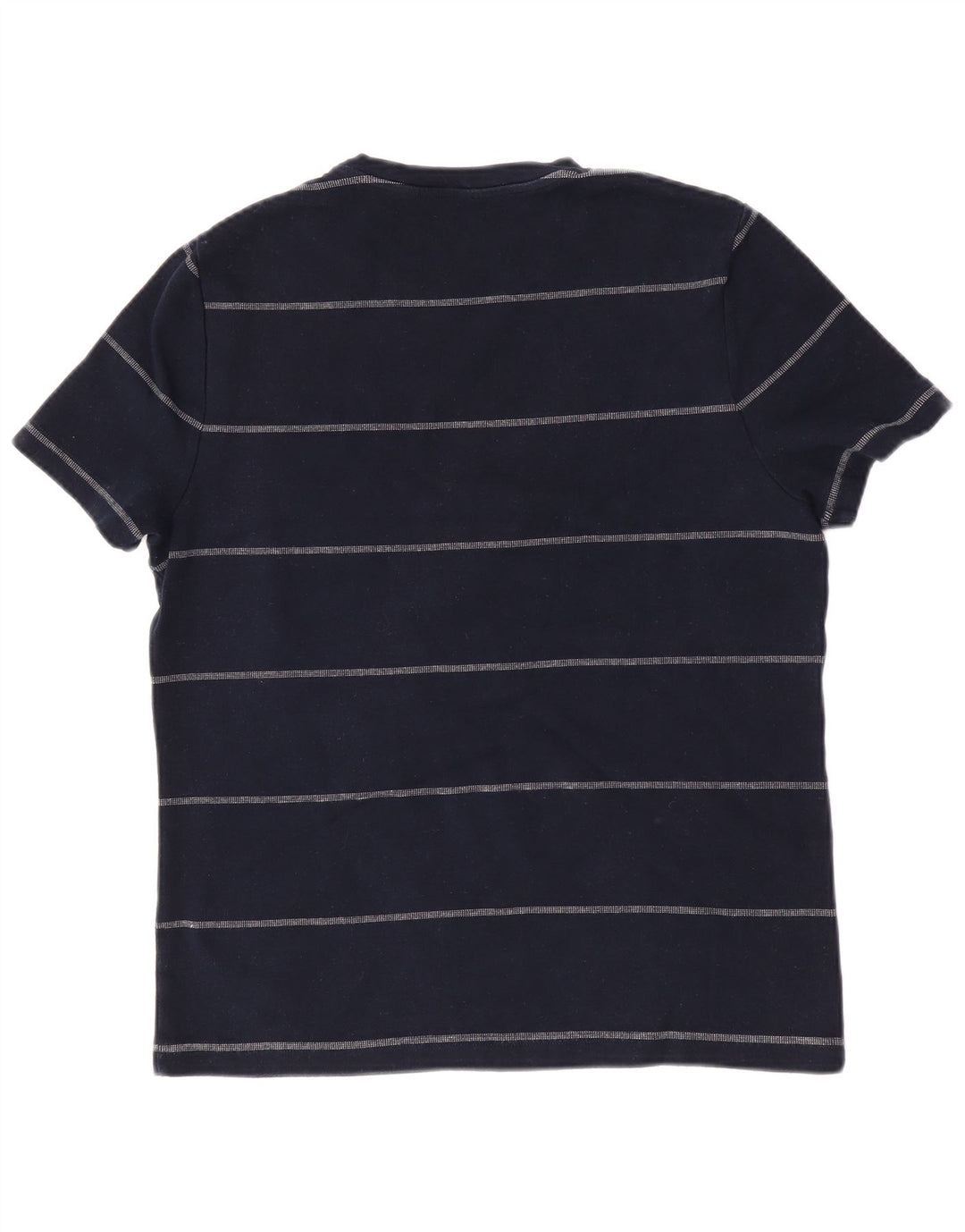 T-shirt męski Marks & Spencer o regularnym kroju, średni, granatowy w paski