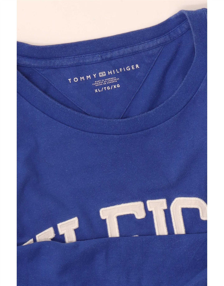 Męska koszulka graficzna Tommy Hilfiger Top XL niebieska