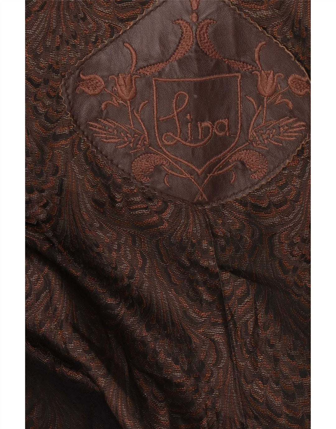 Płaszcz damski vintage UK 18 XL brązowy