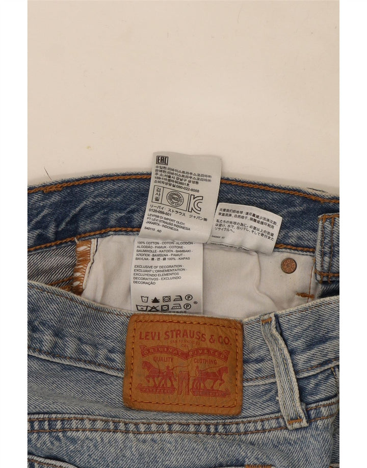 Damska spódnica dżinsowa Levi's w trudnej sytuacji Mini W28 Średnio niebieska bawełna