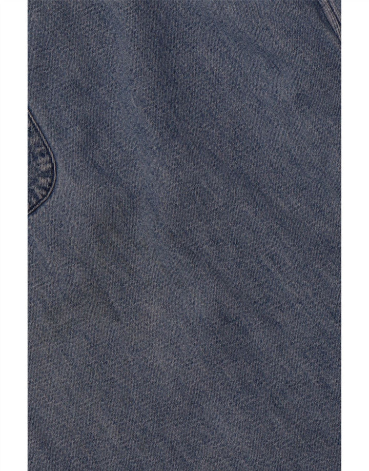 RALPH LAUREN Męska koszula dżinsowa w dużych rozmiarach 2XL, niebieska, bawełniana