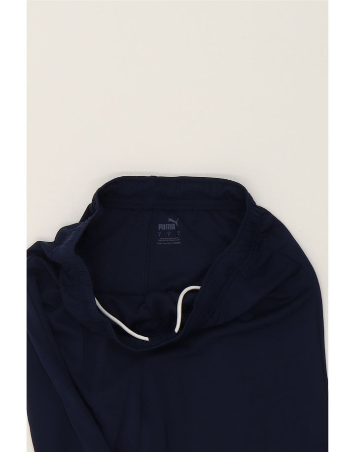 PUMA Mens Sport Shorts Small  Navy Blue Polyester Vintage Puma and Second-Hand Puma from Messina Hembry 