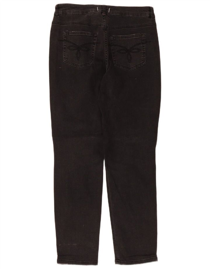 Damskie jeansy Ted Baker w trudnej sytuacji W28 L28, czarne, bawełniane