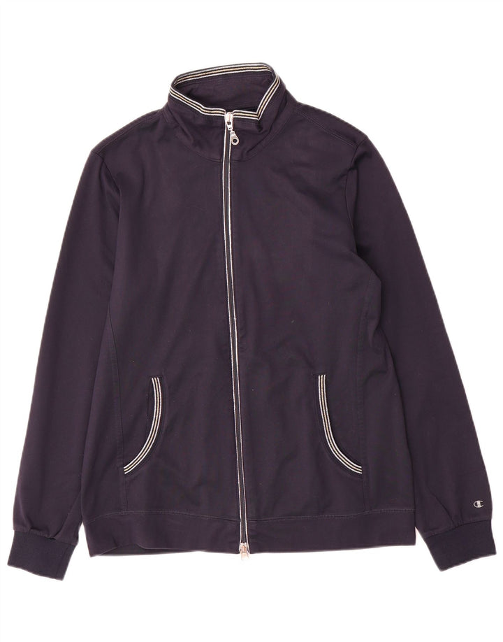 Kurtka damska Champion Easy Fit Tracksuit Top UK 14, średni granat