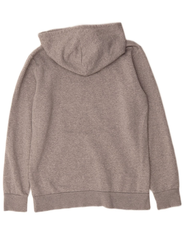 Męska bluza z kapturem Adidas Graphic, średnia szara, nakrapiana bawełna