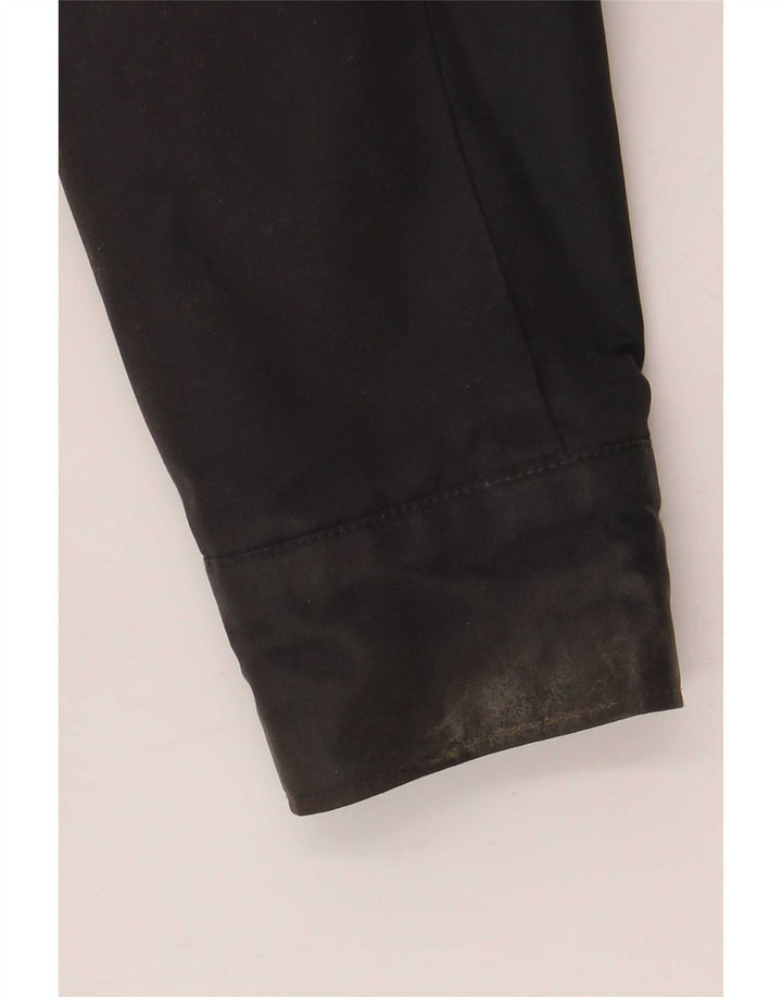 Męska kurtka bomber Crew Clothing UK 38, średnia czarna bawełna