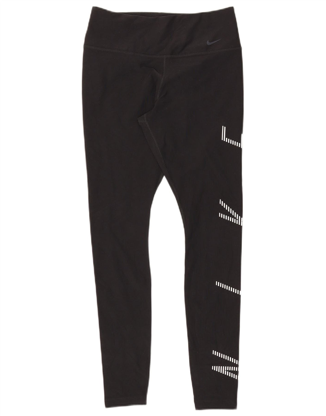 Damskie legginsy Nike Dri Fit Graphic UK 12, średnie czarne