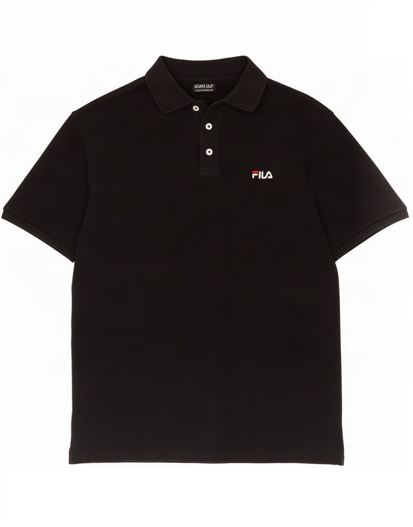Męska koszulka polo Fila XL, czarna, bawełniana