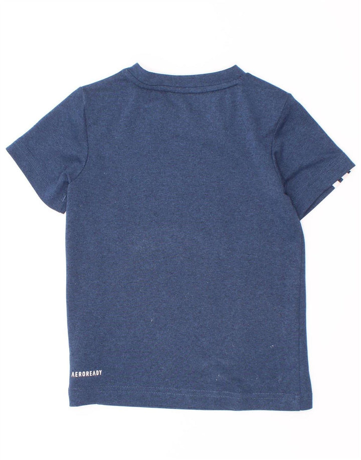Chłopięca koszulka Adidas Aeroready Top 2-3 lata, niebieska, poliester