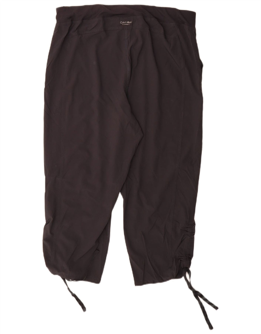 Damskie spodnie dresowe Calvin Klein Capri UK 18 XL Szary poliester