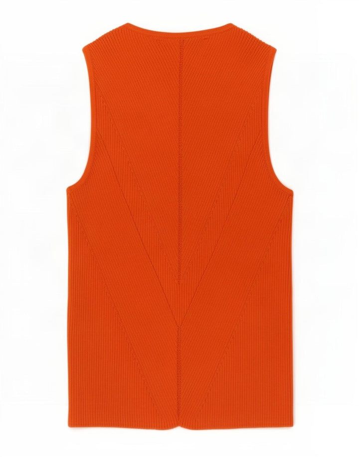 Damski krótki top Zara UK 10 Small Orange Wiskoza