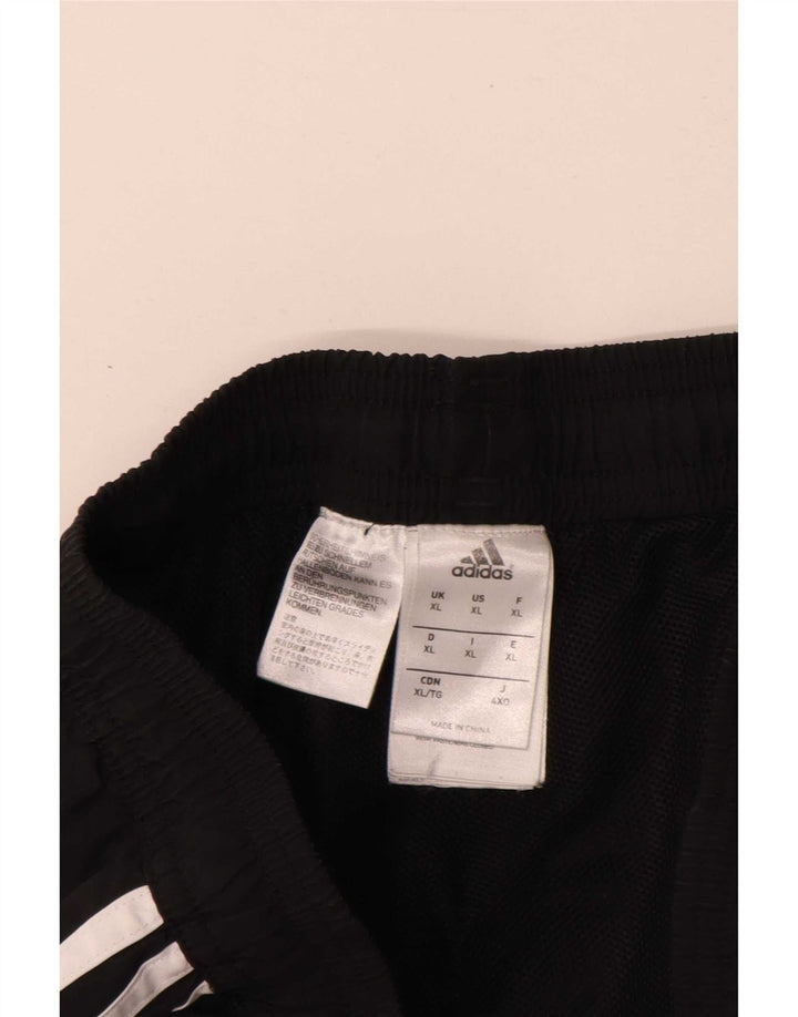Adidas Męskie spodnie dresowe Joggers XL Czarny poliester z blokami kolorów
