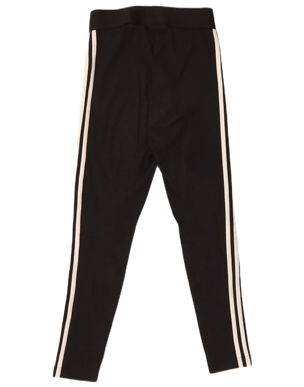 Legginsy Damskie Adidas UK 8/10 Małe Czarne Bawełniane