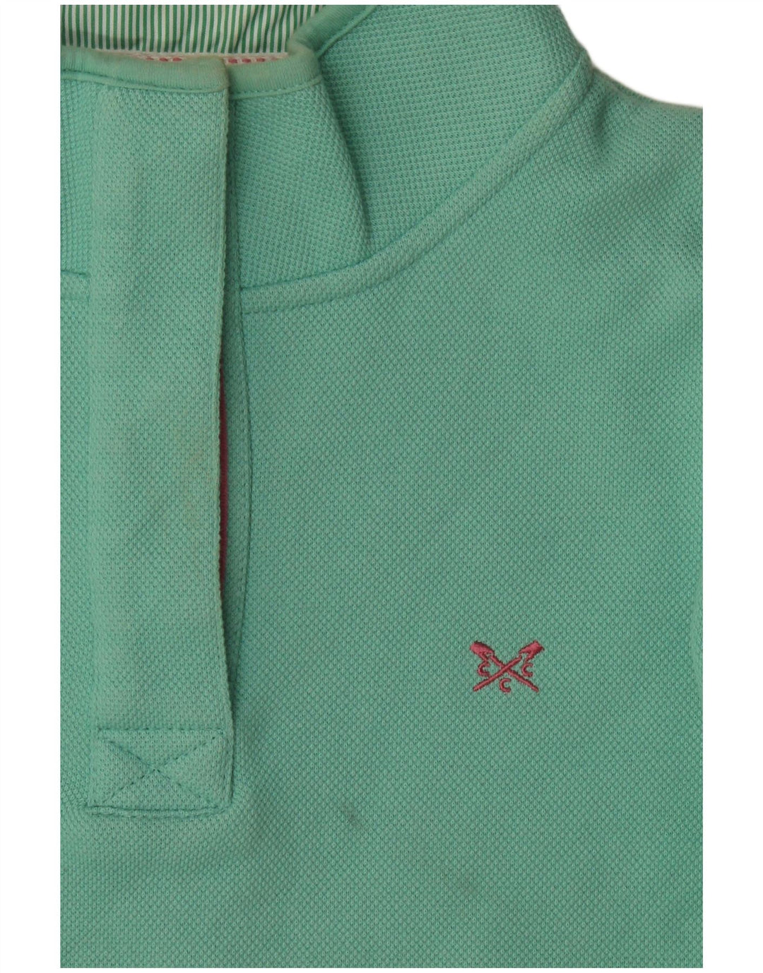 Damska bluza zapinana na guziki Crew Clothing, UK 12, średnia zieleń