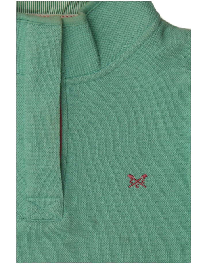 Damska bluza zapinana na guziki Crew Clothing, UK 12, średnia zieleń