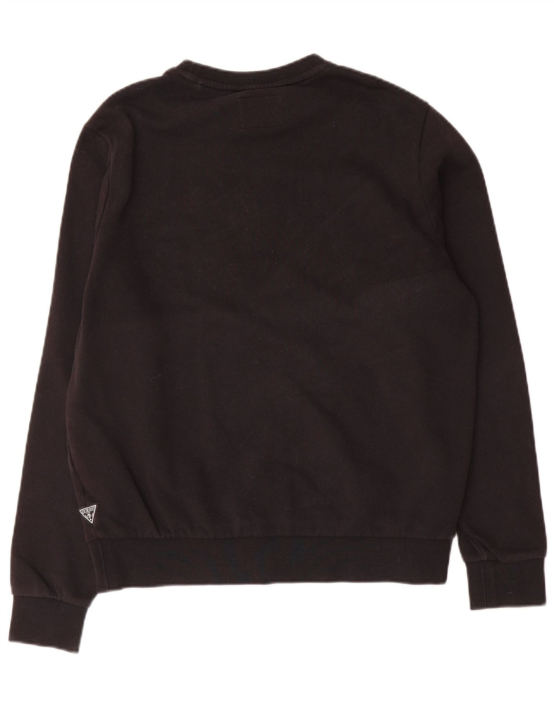 Męski sweter Guess z grafiką UK 34, mały, czarny, bawełniany