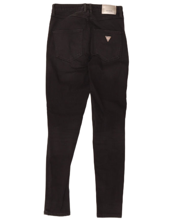 Guess Womens High Rise Super Skinny Jeans W28 L28 Black