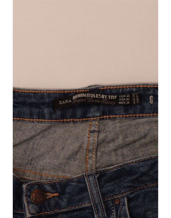 Damskie spodenki dżinsowe ZARA EU 40 Medium W30 Niebieskie