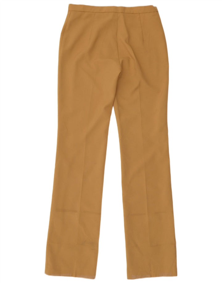 Damskie proste spodnie garniturowe Zara EU 40 Medium W30 L35 Beżowy poliester