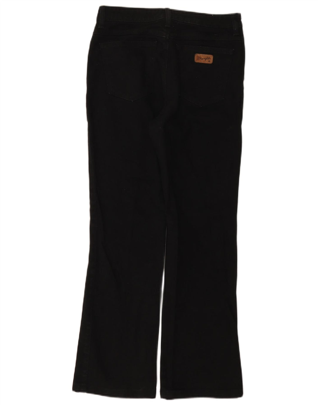 Damskie jeansy Bootcut Wrangler W30 L30, czarne, bawełniane