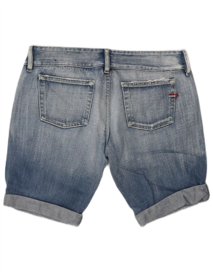 Damskie spodenki jeansowe DIESEL W31 Średnioniebieskie, bawełniane