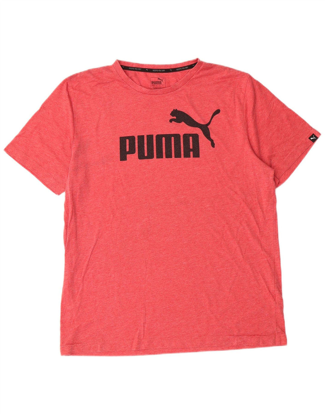 Męski T-shirt Puma z grafiką, duży, różowy