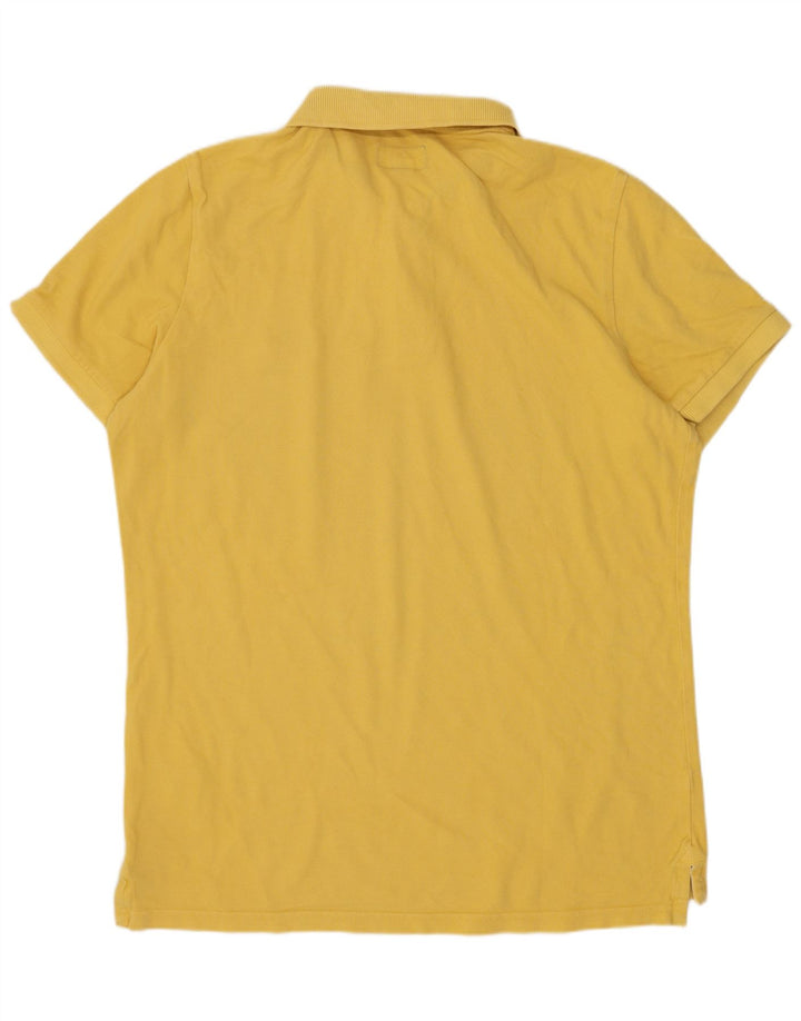 Męska koszulka polo Superdry XL, żółta, bawełniana