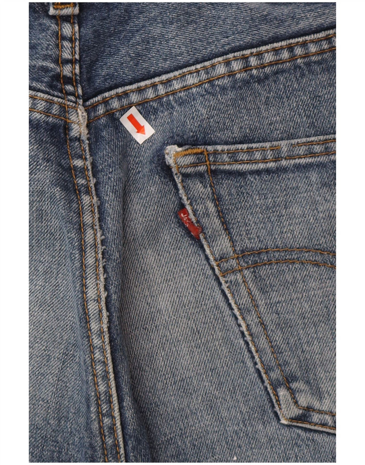 Męskie spodenki jeansowe LEVI'S 501 W34, duże, niebieskie, bawełniane