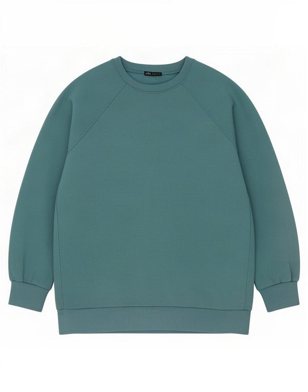 Damski sweter oversize Zara UK 14, średni niebieski